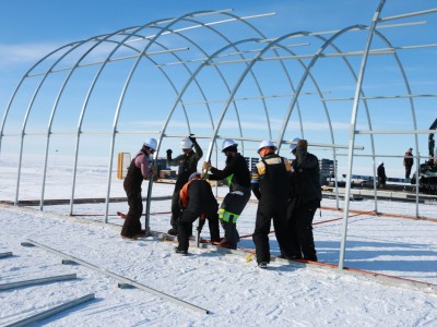 Drill tent construction