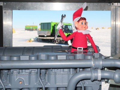 Elf decided to help out with the SWAIS 2C drilling project! First a bit of tuning of one of our generators. 