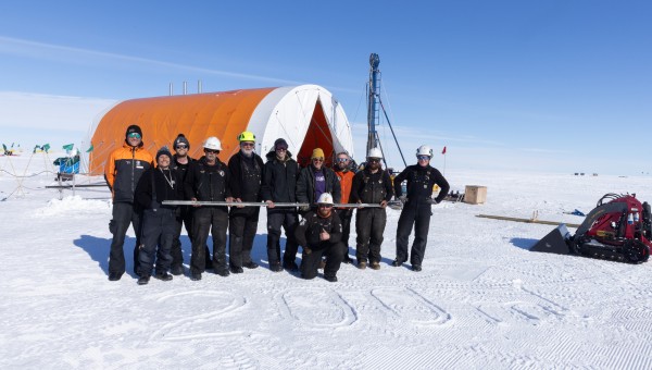 200 metres of sediment core!